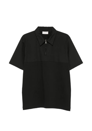 YES LONDON zipped polo shirt - Black