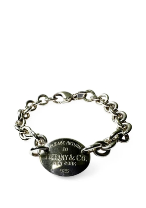 Tiffany & Co. Pre-Owned Return to Tiffany oval-tag bracelet - Silver