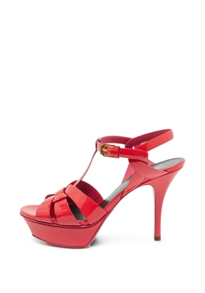 Saint Laurent Pre-Owned Tribute platform sandals - Pink