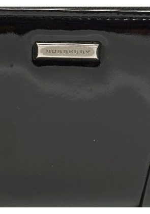 Burberry Pre-Owned quilted patent leather wallet - Black