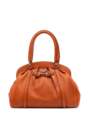 Christian Dior Pre-Owned 2007 Calfskin My Dior Frame handbag - Orange
