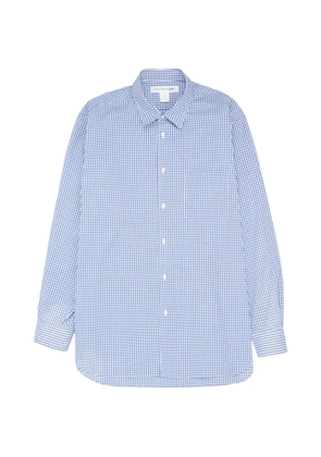 Comme Des Garçons Shirt gingham-check shirt - Blue
