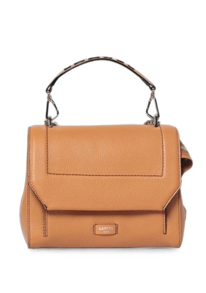 Lancel Ninon grained leather shoulder bag - Neutrals