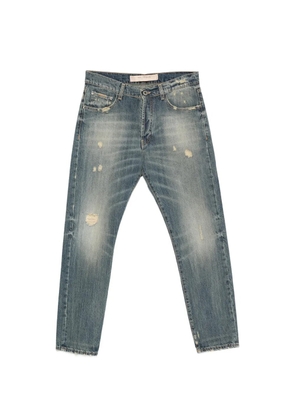 YES LONDON distressed slim jeans - Blue