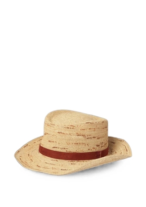 Borsalino Indiana raffia hat - Neutrals