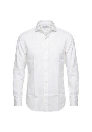 Xacus long-sleeved cotton shirt - White