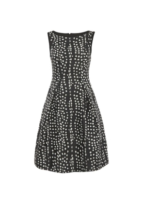 Max Mara polka-dot flared midi dress - Black