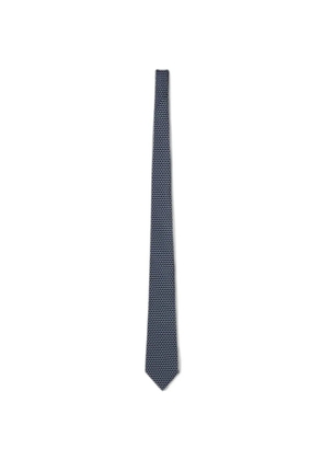 Zegna printed tie - Blue
