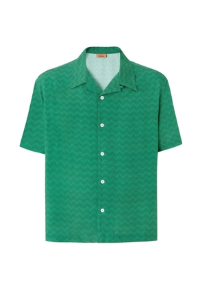 Missoni zigzag-patterm shirt - Green