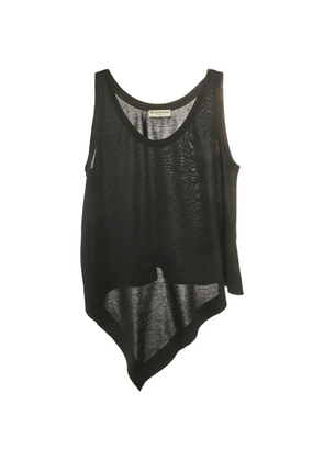 Balenciaga Pre-Owned asymmetric stretch-knit tank top - Black