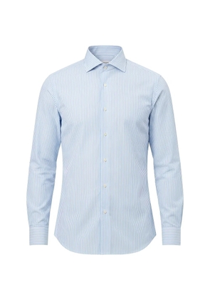 Tombolini striped long-sleeve shirt - Blue