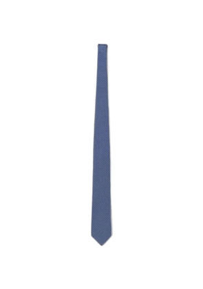 Ferragamo Gancini silk tie - Blue