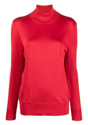 TOM FORD silk roll-neck jumper - Red