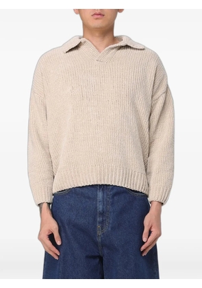 Bonsai ribbed-knit sweater - Neutrals