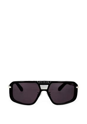 Philipp Plein geometric-frame sunglasses - Black