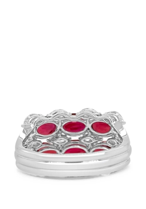 HYT Jewelry ruby and diamond ring - Silver
