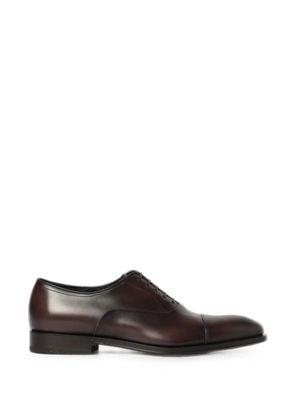 Ferragamo cap-toe lace-up Oxford shoes - Brown