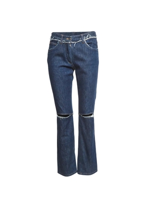 Maison Martin Margiela Pre-Owned distressed denim jeans - Blue