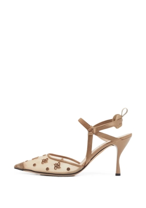 Fendi Pre-Owned Colibri slingback heeled pumps - Neutrals