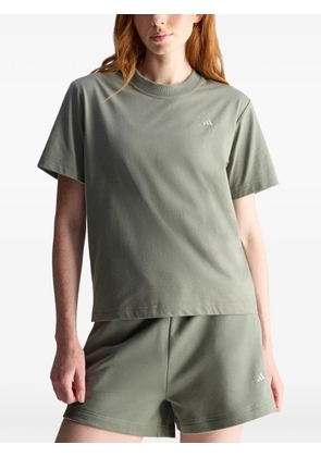 adidas by Stella McCartney logo-print crew-neck T-shirt - Green