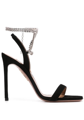 Aquazzura 115mm Sue sandals - Black