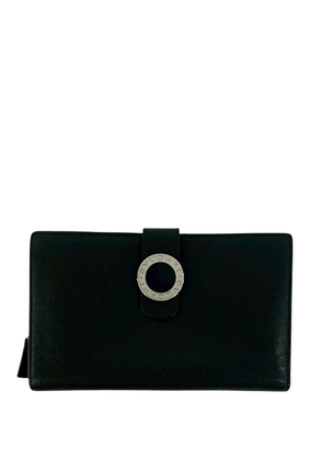 Bvlgari Pre-Owned 1990-2020 Leather Continental Bifold Wallet long wallets - Black