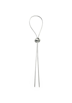 Federica Tosi hammered-effect lariat necklace - Silver