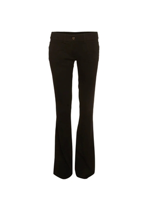 Just Cavalli Vintage knit straight-leg trousers - Black