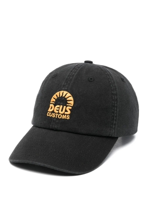Deus Ex Machina logo-embroidered baseball cap - Black