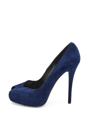 Stuart Weitzman peep-toe heeled pumps - Blue