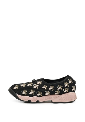 Christian Dior Pre-Owned Fusion embellished sneakers - Black