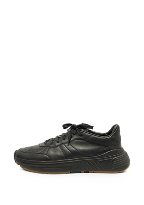 Bottega Veneta Pre-Owned Speedster lace-up leather sneakers - Black