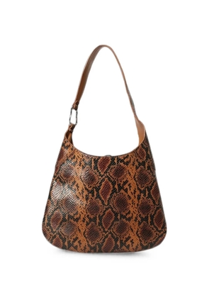 Vic Matie animal-print shoulder bag - Brown