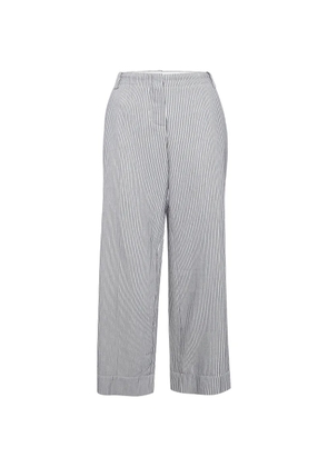 Sonia Rykiel Pre-Owned striped wide-leg trousers - White