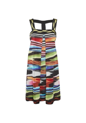 Missoni Pre-Owned multicolour-stripe mini dress - Black