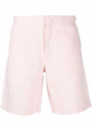 Orlebar Brown Norwich linen tailored shorts - Pink