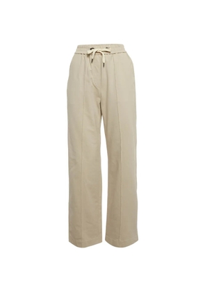 Brunello Cucinelli Vintage drawstring straight-leg trousers - Neutrals