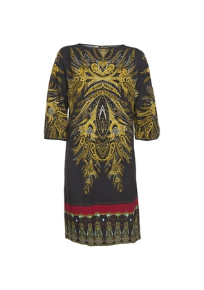 Etro Pre-Owned printed mini dress - Black