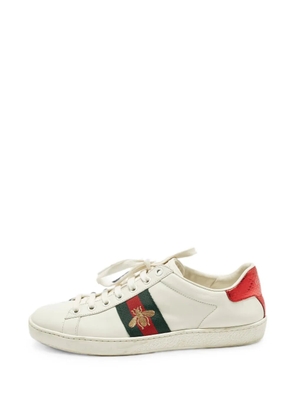 Gucci Pre-Owned Ace Web sneakers - White