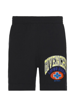 Givenchy x BSTROY embroidered track shorts - Black
