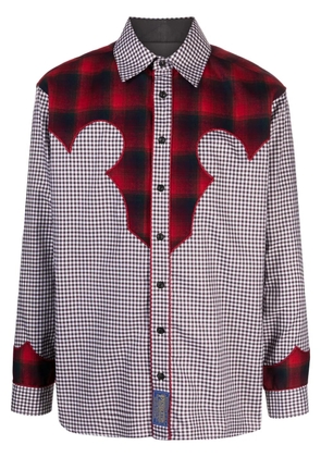Maison Margiela x Pendleton yoke gingham shirt - Brown