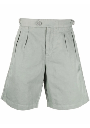 Orlebar Brown pleated straight-leg shorts - Green