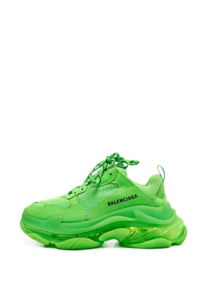 Balenciaga Pre-Owned Triple S Clear sneakers - Green