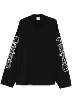 VETEMENTS logo-print T-shirt - Black