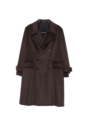 Caruso Corsaro double-breasted buttoned coat - Brown