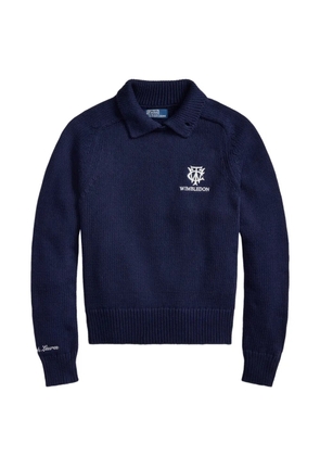 Polo Ralph Lauren embroidered cotton polo sweater - Blue