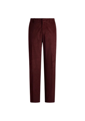 ETRO stretch-cotton corduroy trousers - Red