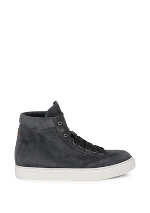 Isaia suede high-top sneakers - Grey