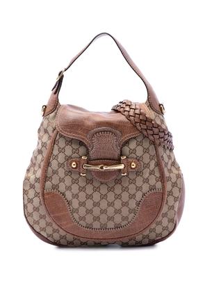 Gucci Pre-Owned 2016-2026 Large GG Canvas New Pelham satchel - Neutrals