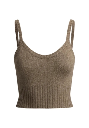 Ralph Lauren Collection ribbed-hem tank top - Neutrals